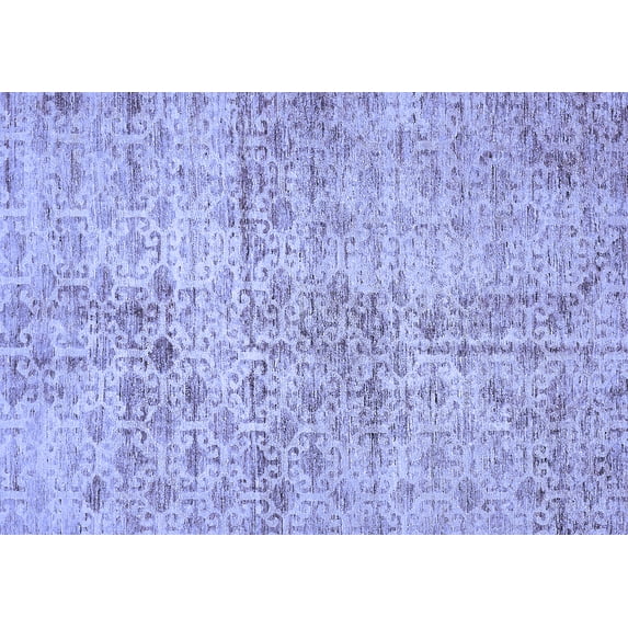 Ahgly Company Indoor Rectangle Abstract Blue Modern Area Rugs, 8' x 10'