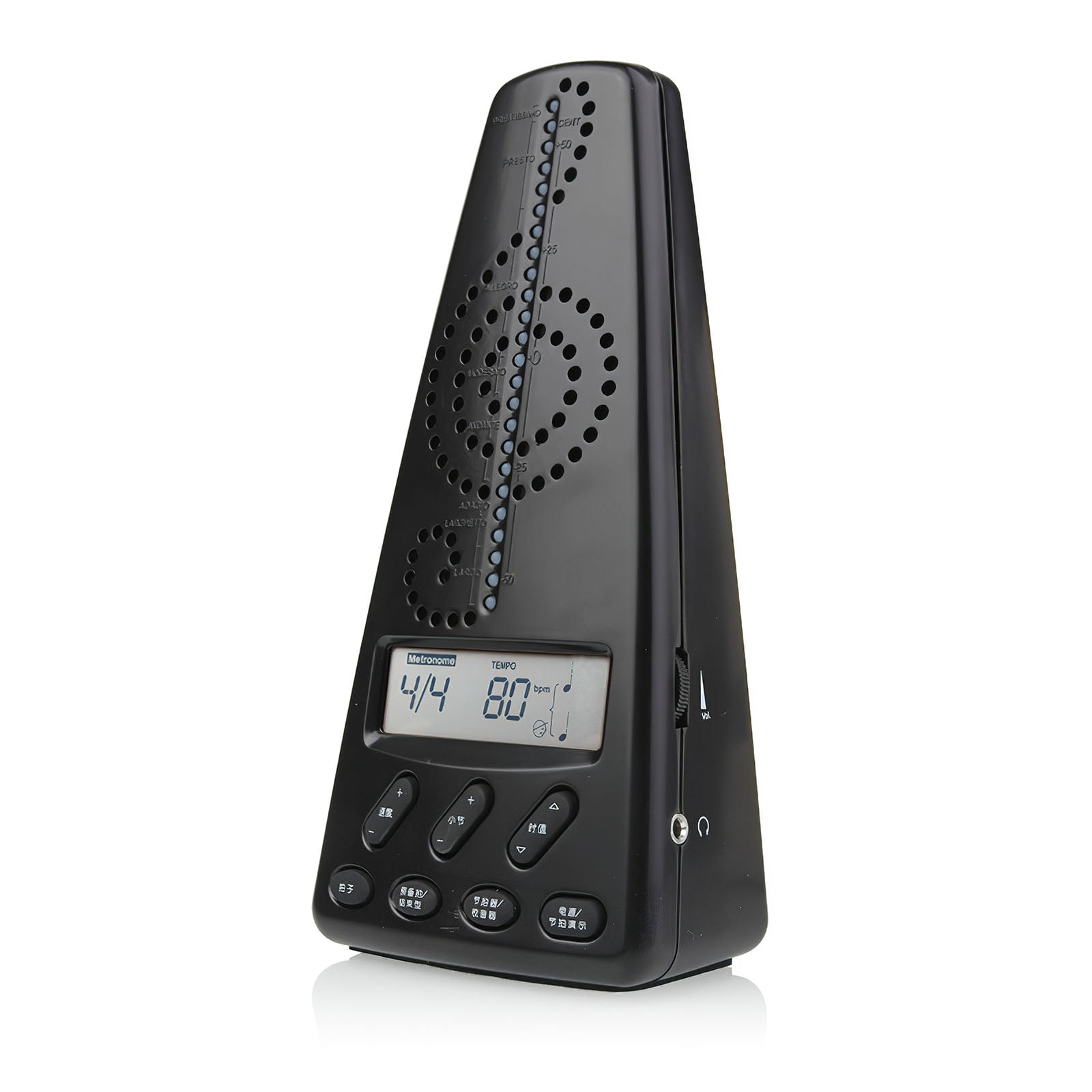 Electronic Metronome Musical Instrument Voice Counting Smart Beat