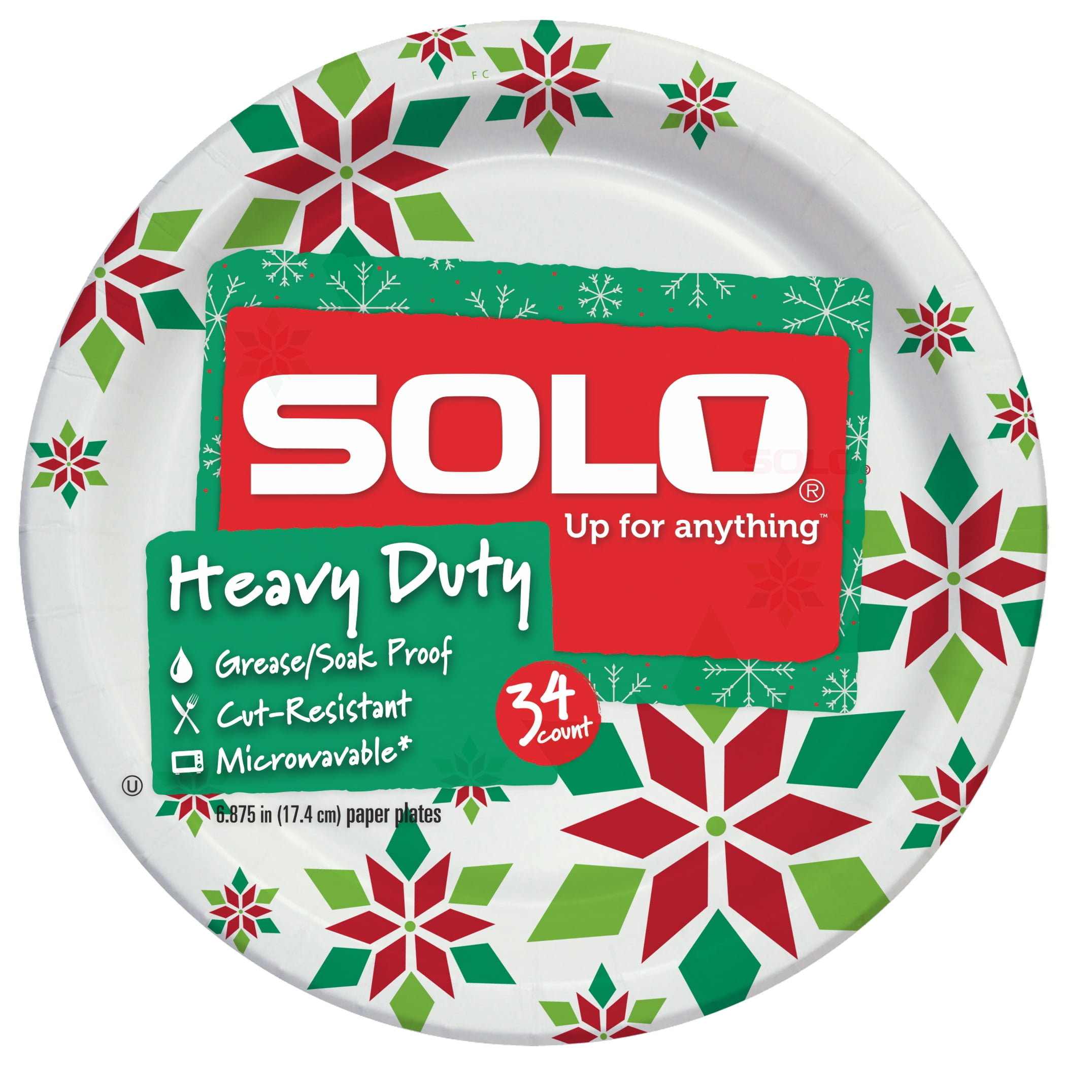 solo christmas plates