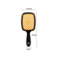 thumbnail image 4 of Ygjytge Peine De Masaje Con Bolsa De Aire Hueca Cepillo De Peinado Para El Cuidado Del Cabello Rizado Recto (Naranja) Ygjytge Para estrenar, 4 of 4