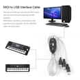 thumbnail image 2 of MIDI to USB IN-OUT Interface Cable Adapter for Keyboard Electronic Drum Music Create Converter PC to Music Keyboard Cord, 2 of 7