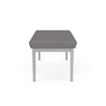 thumbnail image 5 of Lenox Steel Reception Waiting 2-Seat Bench / Silver Steel / Light Gray, 5 of 5