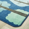 thumbnail image 2 of Kaplan Early Learning Company Kaplan® Tranquil Trees Carpets - 4' x 6' Rectangle - Blue, 2 of 4