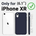 thumbnail image 6 of for iPhone XR Case,Upgraded Liquid Silicone with [Soft Anti-Scratch Microfiber Lining] Drop Protection Phone Case for iPhone 10 XR 6.1 inch - Midnight Blue, 6 of 13