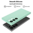 thumbnail image 4 of For Samsung Galaxy S23 FE 5G Phone Case, Ebizware Liquid Silicone Case Cover for Samsung Galaxy S23 FE 5G, Shockproof Full-Body Protective Case Cover with Microfiber Lining (Mint Green), 4 of 8