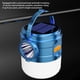 thumbnail image 4 of Lámpara de camping recargable USB con gancho • 3 modos (Alto/Bajo/Destello) • Lámpara portátil de tienda de ABS para senderismo y pesca • Azul • 4,5x4,0 pulgadas, 4 of 9