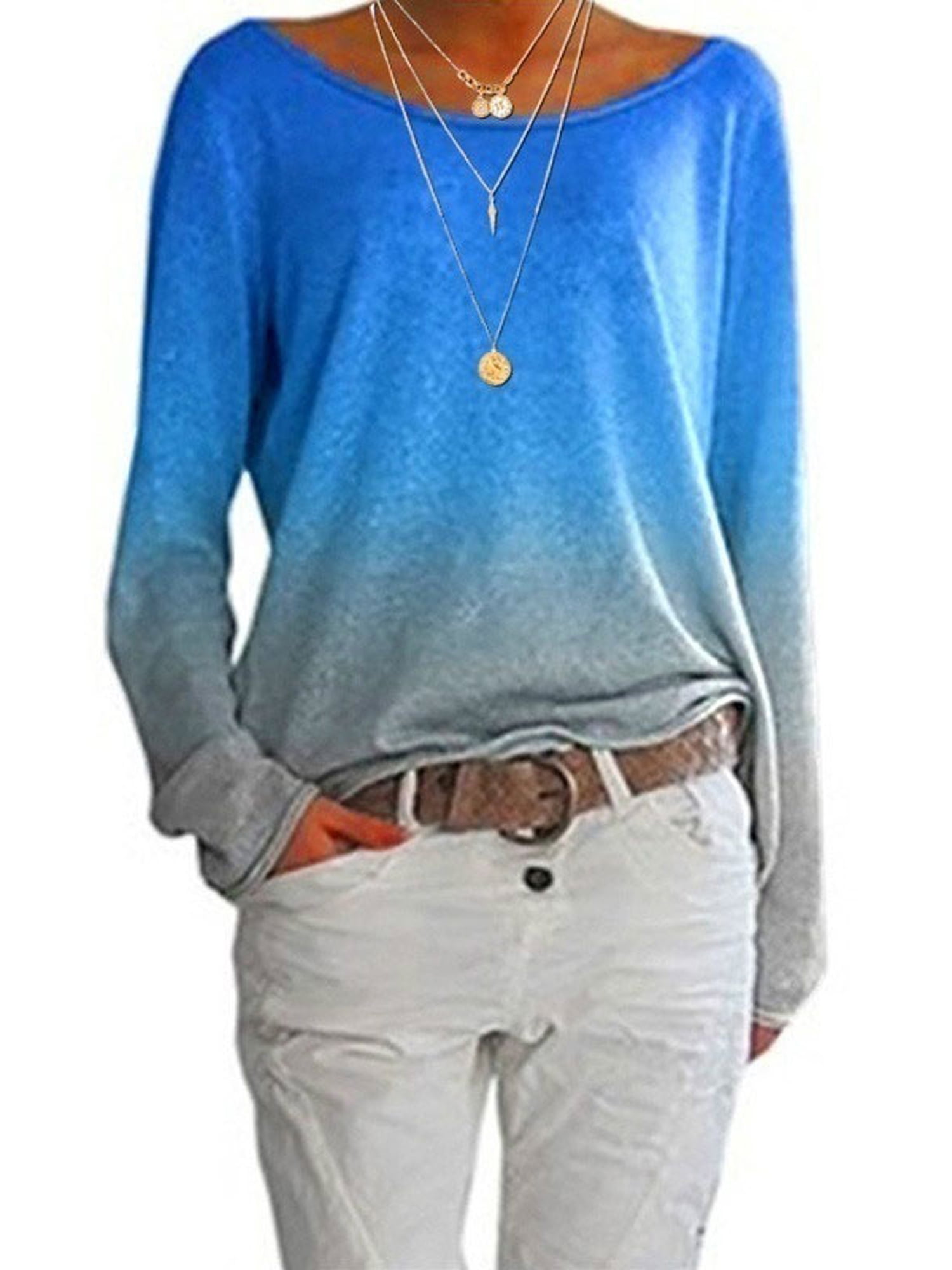 women's plus size tie dye tops