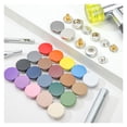 thumbnail image 2 of 50PCS Colorful Enameled Snap Buttons - Flat Color-Matching Fasteners for Kids' Down Jackets & Coats ,Easy to Install, 2 of 5