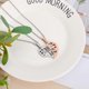 thumbnail image 4 of 1 Pair Couple Necklaces Heart Stitching Necklaces Lock Key Matching Necklaces Valentine Gift, 4 of 4