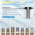 thumbnail image 2 of Filtro de vidrio 360° HEPA+carbón activado, paquete de 2 para Dyson, 2 of 9