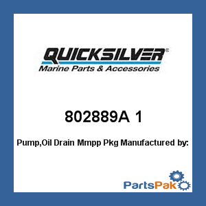 Mercury Mercruiser 8028a 1 Mercury Quicksilver 8028a 1 Pump Oil Drain Mmpp Pkg Walmart Com