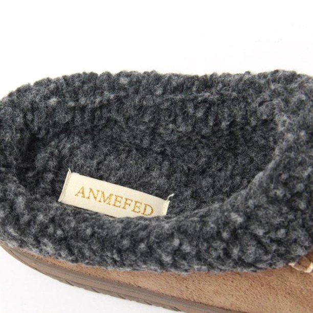 Pantufla Pantuflas térmicas planas para hombre, antideslizantes, borrosas, para interiores, suela gruesa para invierno Wdftyju Tenis De Mujer Tenis De Hombre