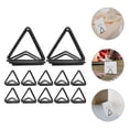 thumbnail image 3 of Triangle Paper Clips Modern Design Black Aluminum Alloy 36Pcs 1In, 3 of 9