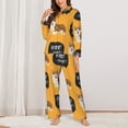 thumbnail image 2 of Balery Corgi Conjunto de Pijama con Estampado para Mujer, Conjunto de Dos Piezas con Manga Larga, Ropa de Dormir Suave con Bolsillos, Pijamas Cómodos-XX-Large, 2 of 7