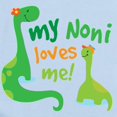thumbnail image 2 of CafePress - My Noni Loves Me Dinosaur Infant Bodysuit - Baby Light Bodysuit, Size Newborn - 24 Months, 2 of 4