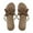 Brown, variant on Anuirheih Slide Sandals for Women Summer Casual Comfy Slip On Beach Slippers(Brown）