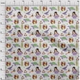 thumbnail image 4 of oneOone Polyester Spandex Brown Fabric Earth Craft Projects Decor Fabric Printed By The Yard 56 Inch Wide, 4 of 4