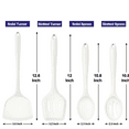 thumbnail image 2 of Kitchen Utensil Set, 4 Pieces Non-stick Silicone Cooking Utensils, Heat-resistant Slotted Solid Spoon Turner for Frying, Mixing, Serving,   & Easy to Clean,, 2 of 5