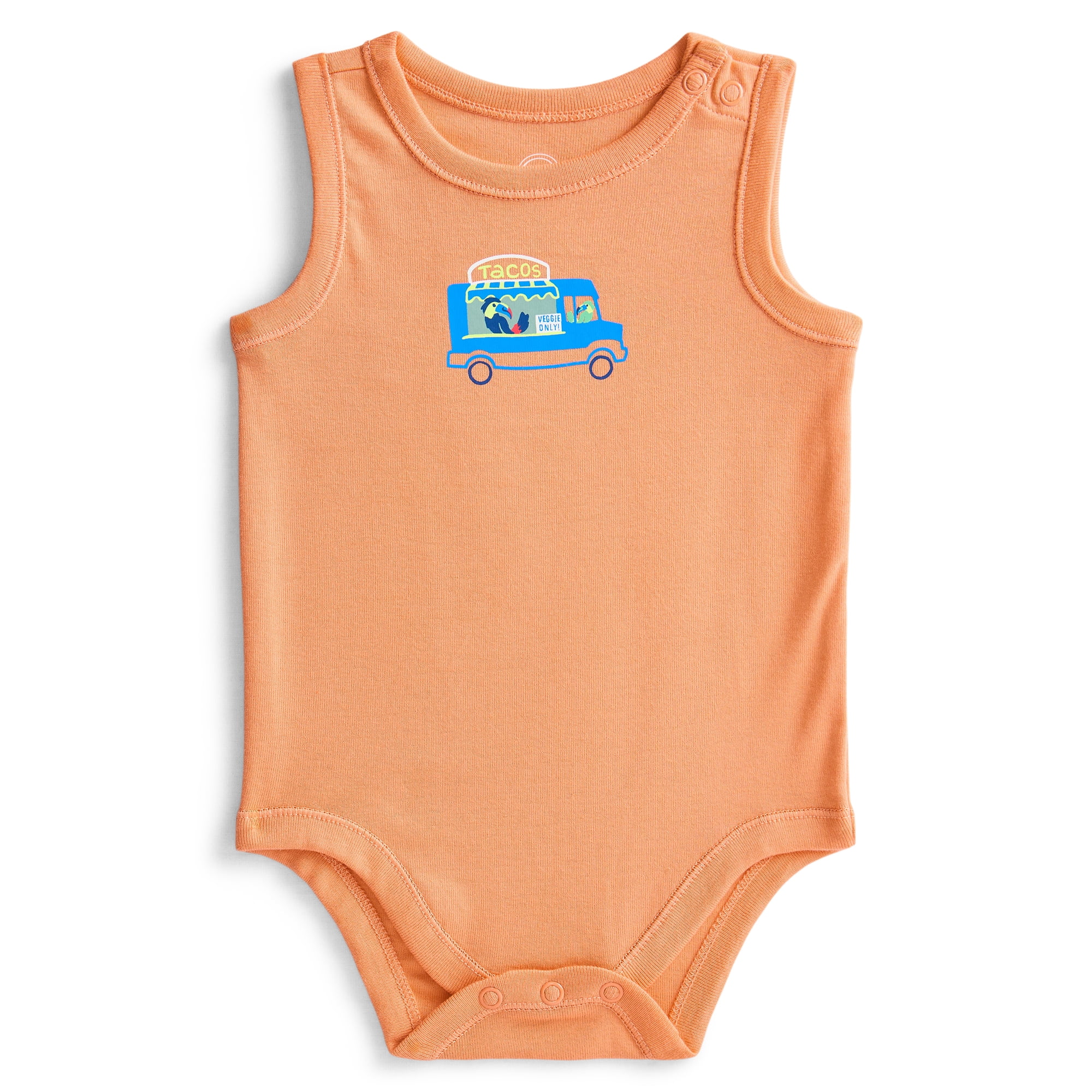 Wonder Nation Baby Boy Tank Bodysuit, Sizes 0-24 Months