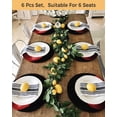 thumbnail image 4 of 13 Inch Round Placemats Set of 4, Red Fruit Non Slip Heat Insulation PP Table Mats, Modern Minimalist Decor Black Background Washable Place Mats for Kitchen Dining Party Table Decor, 4 of 7