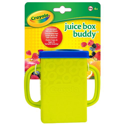 CRAYOLA Juice Box Color Covers Sipper Lid Buddies Holds Standard Choice of Color 