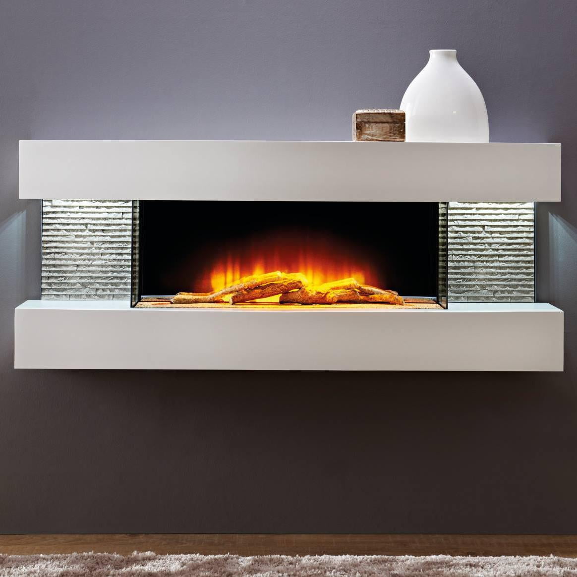 Evolution Fires Vegas Petite 48Inch Wall Mount Electric Fireplace