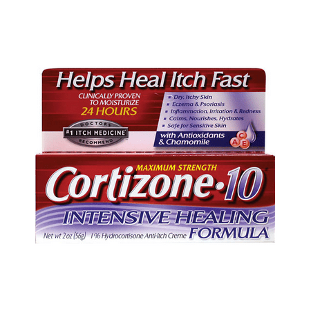 Cortizone Maximum Strength Cortizone 10 Intensive Healing Formula 2 oz (Best Over The Counter Cortisone Cream)