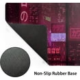 thumbnail image 5 of XXL Extended Gaming Mouse Pad Red Neon Sign Large Desk Pads City Computer Mousepad Office Keyboard Non-Slip Rubber Base Mouse Mat with Stitched Edges(Size:35.4x15.7in), 5 of 6