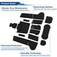 thumbnail image 6 of Car Non-Slip Mat for VW TROC 2018-2024 Door Groove Gate Pad Non-Slip PVC Door Cup Arm Box Storage Mat Pad Black 13 Pcs, 6 of 6