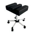 thumbnail image 4 of Bunblic Tabouret de Manucure Repose-Pieds Pédicure Portable Robuste Multifonction avec Roulettes Hauteur Réglable pour Usage Bureau Commercial Noir, 4 of 8