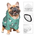thumbnail image 3 of Fotbe Great White Shark Sudadera con Estampado para Perros Pequeños – Suéter con Capucha para Mascotas, Tela Suave de Forro Polar con Bolsillo-Medium, 3 of 7