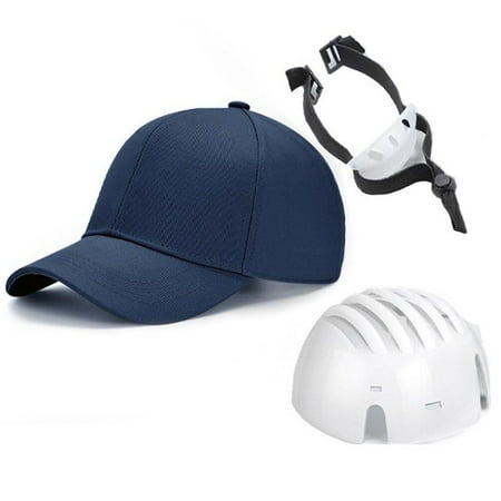 

Sovob Bump Cap Baseball Cap Style Safety Hat Breathable Lightweight Hard Hat Impact Resistant Head Protective Hat Unisex Cycling