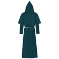 thumbnail image 5 of Hvyesh Men Cosplay Cloak Robe Costume Adult Halloween Hood Capes, 5 of 9
