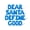 Blue, variant on Letter Balloons - DEAR SANTA DEFINE GOOD 16" Inch Alphabet Letters Foil Mylar Balloon Christmas Party Banner (Gold)