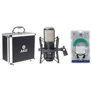 AKG P420 Studio Condenser Recording Podcasting Microphone Mic+Blue XLR Cable