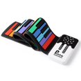 thumbnail image 2 of 49-Key Roll-Up Piano with Built-in Lithium Battery, Foldable Soft Keyboard, Entry-Level Keyboard Instrument, Kid's 49-Key Flexible Roll-Up Educational Electronic Digital Music Piano Keyboard, 2 of 7