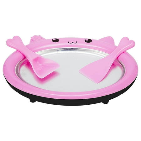 

AIEOTT F-ried Yogurt Machine Household Mini Ice Maker Children Homemade Fruit Ice Cream Plate Perfect For Handmade Ice Cream Frozen Yogurt Sorbet Healthy 100ML
