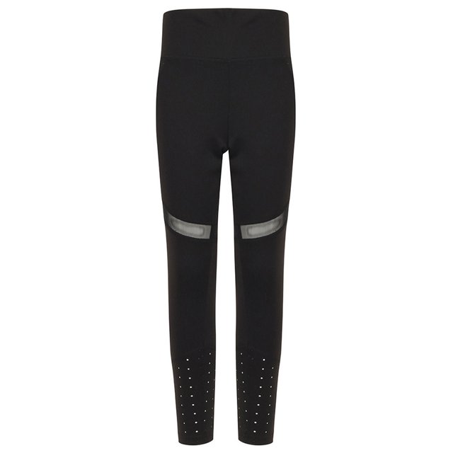 Tombo - Leggings Diseño Panelado Niñas (Negro)