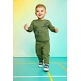thumbnail image 3 of Garanimals Baby Boy Solid Fleece Joggers, Sizes 6-24 Months, 3 of 3