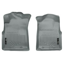 Husky Liners by RealTruck Weatherbeater Floor Mats Fits 2005-2015 Toyota Tacoma, Double & Access Cab; 2005-2014 Tacoma Standard Cab Front Row, 2-pc Grey-13942
