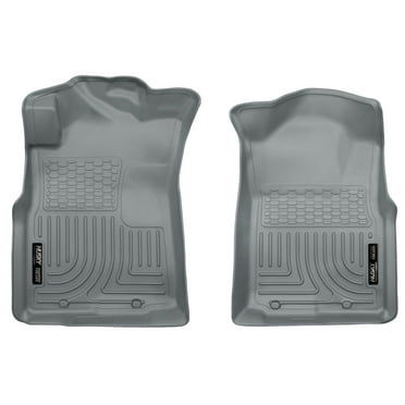 Husky Liners by RealTruck Weatherbeater Floor Mats Fits 2005-2015 Toyota Tacoma, Double & Access Cab; 2005-2014 Tacoma Standard Cab Front Row, 2-pc Grey-13942