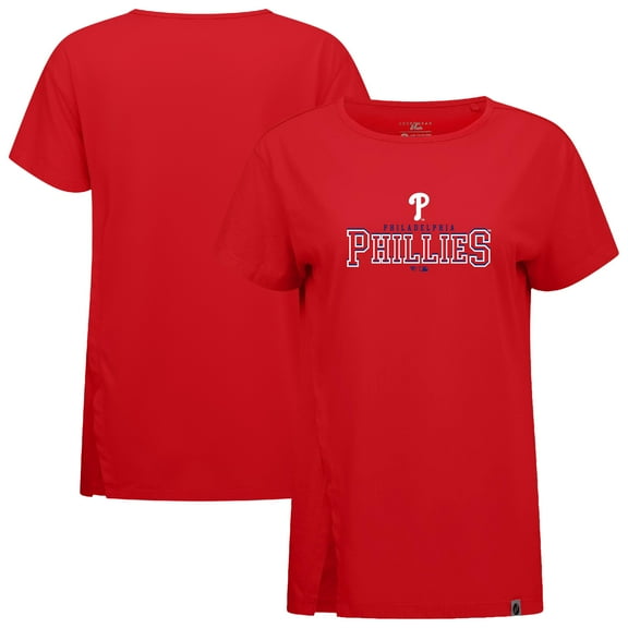 Women's Levelwear Red Philadelphia Phillies Influx Journey T-Shirt