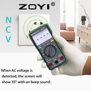 ZOYI 102L Automatic Range Inductance Multimeter Tester: Compact High-Precision Anti-Burn Digital Multimeter Tester with Multi Testers Function 60H-6mH