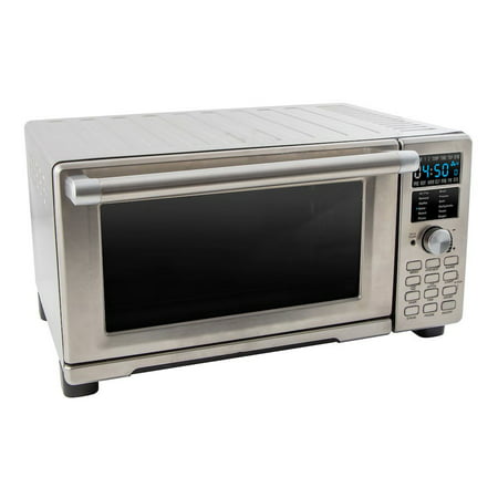NuWave Bravo Stainless Steel Kitchen Countertop Dual Air Fryer Toaster