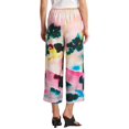 thumbnail image 2 of Natori womens  Cropped Pull-On Silk-Blend Pant, XL, 2 of 3