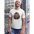 thumbnail image 2 of Beautiful Lion Head T-Shirt Men -Image by Shutterstock, Male 3X-Large, 2 of 4