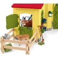 thumbnail image 5 of schleich Farm World - 92 PC Farm Animal Playset with Cow, Horse, Pig, Bull and Farm Accessories - Kids Modular Barn Toy for Ages 3+, 5 of 10