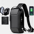 thumbnail image 3 of 2023 Men's Chest Bag Waterproof Crossbody Bag Multifunction Anti-theft Travel Bags Shoulder Bag Male USB Charging Pouch for Man 1, 3 of 5