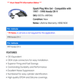 thumbnail image 2 of Spark Plug Wire Set - Compatible with 1997 - 1998 Honda CR-V, 2 of 2