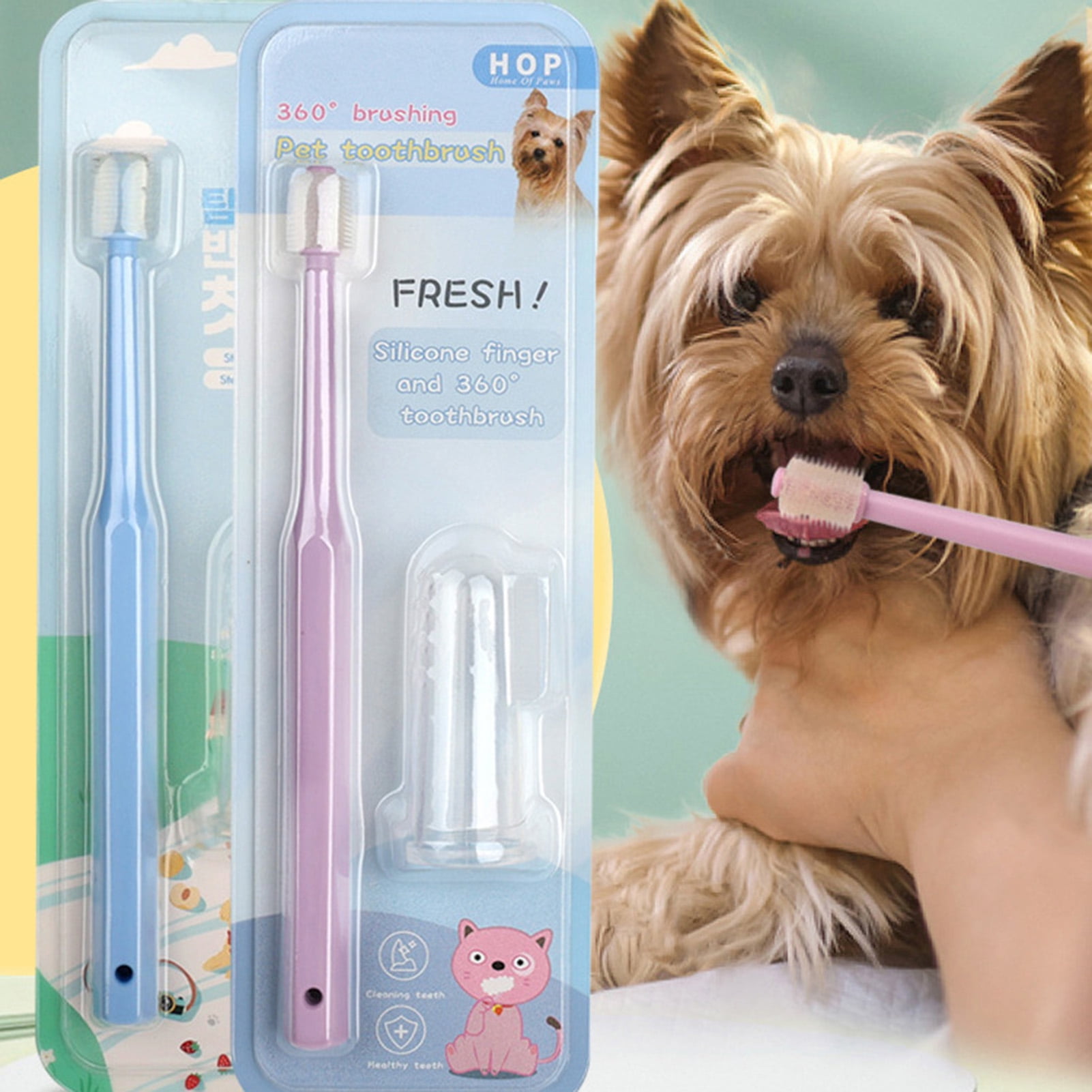 Covert hexagon abed dog toothbrush
